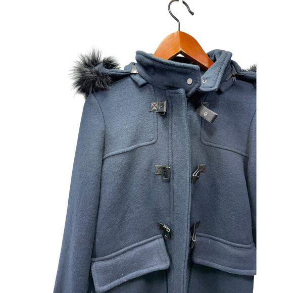 VERO MODA Wool Coat Size M Toggle Buttons NEW - Picture 5 of 14
